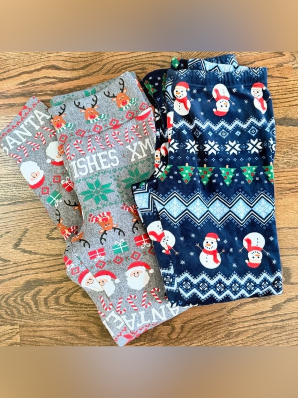 Kids Holiday Christmas Fleece Pajama Bottoms - Cozy, Unisex kids large 11-13